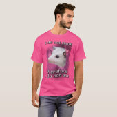 T-shirt Je ne pense pas garçon (Devant entier)