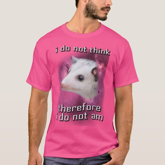 T-shirt Je ne pense pas garçon (Devant)