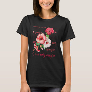 T-shirt Je Ne Peux Imaginer Jésus Fleur Papillon Foi Ch