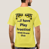 T-shirt Je ne peux pas… (Dos)