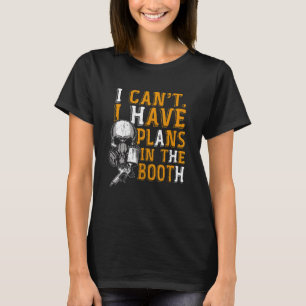 T-shirt Je ne peux pas avoir de plans Automotive Car Peint