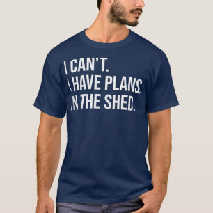 T-shirt Je Ne Peux Pas Avoir De Plans Dans La Tête