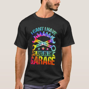 T-shirt Je Ne Peux Pas Avoir Des Plans Dans La Cravate Méc