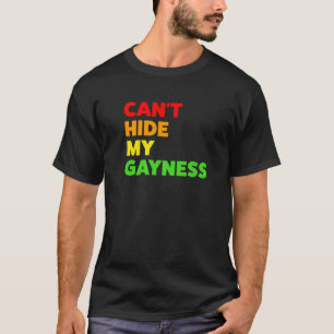 T-shirt Je ne peux pas cacher mon homosexualité LGBTQ