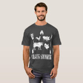 T-shirt Je Ne Peux Pas Cesser De Fumer Chaîne Fumer Viande (Devant entier)
