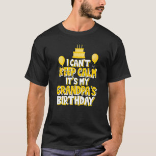 T-shirt Je ne peux pas garder le calme C'est la célébrité