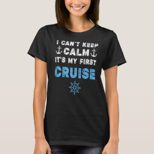 T-shirt Je ne peux pas garder le calme C'est ma première c