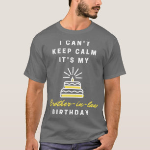 T-shirt Je ne peux pas garder le calme Son mon frère en dr