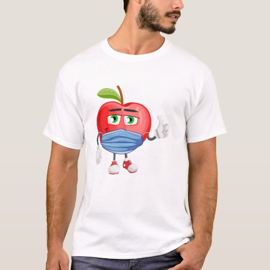 T-shirt Je ne peux pas masquer mon amour de l'enseignement (Devant)