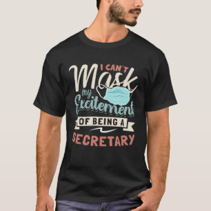 T-shirt Je ne peux pas masquer mon enthousiasme à être vot