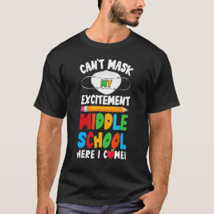 T-shirt Je ne peux pas masquer mon enthousiasme au collège