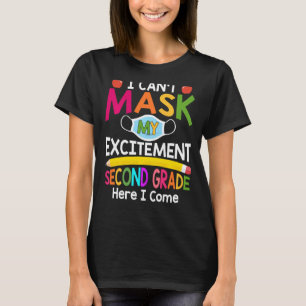 T-shirt Je ne peux pas masquer mon enthousiasme deuxième a