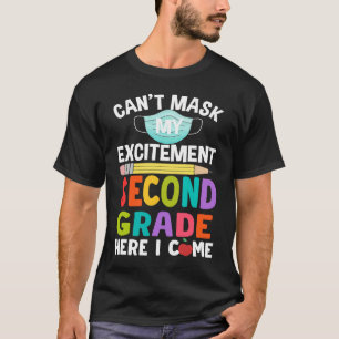 T-shirt Je ne peux pas masquer mon enthousiasme deuxième a