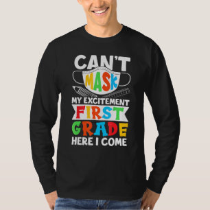 T-shirt Je Ne Peux Pas Masquer Mon Excitation Première Ann