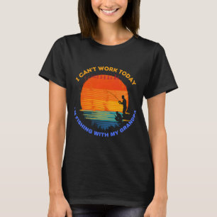 T-shirt Je ne peux pas travailler aujourd'hui, je vais à l