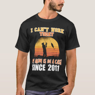 T-shirt Je ne peux pas travailler aujourd'hui mon bras est
