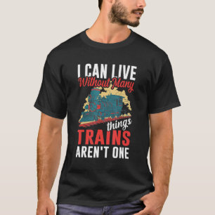 T-shirt Je ne peux pas vivre sans Trainspotting Trainspott