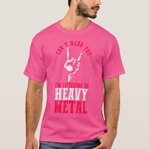 T-shirt Je Ne Peux Pas Vous Entendre Écouter De La Musique