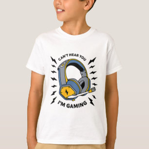 T-shirt Je ne peux pas vous entendre Je suis Joueur de Jeu