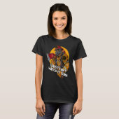 T-shirt Je ne peux tout simplement pas regarder ça brûler (Devant entier)