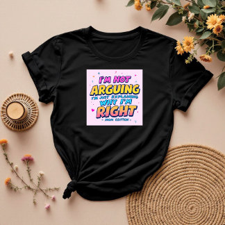 T-shirt Je ne plaide pas | Drôle cadeau pour maman | Humou