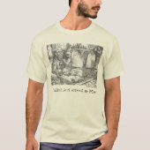 T-shirt Je ne pourrais pas le faire sans mon Mac (Devant)