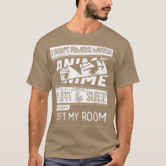 T-shirt Je ne regarde pas toujours Anime Manga Comic Art S