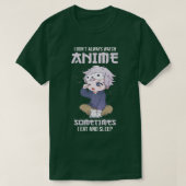 T-shirt Je ne regarde pas toujours anime Premium (Design devant)
