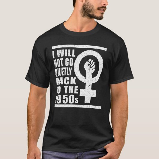 T-shirt Je Ne Reviendrai Pas Tranquillement Sur Le Ri Des (Devant)