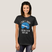 T-shirt Je ne ronfle pas (Devant entier)