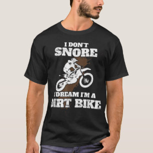 T-shirt Je ne ronfle pas Je rêve Je suis un Vélo de Jupe M