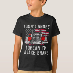T-shirt Je ne ronfle pas, je rêve que je suis un routier J