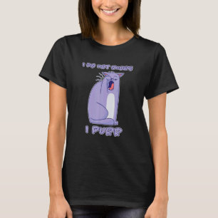 T-shirt Je ne ronfle pas, je ronronne, les chats endormis