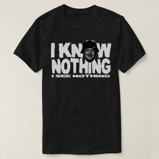 T-SHIRT JE NE SAIS RIEN (Design devant)