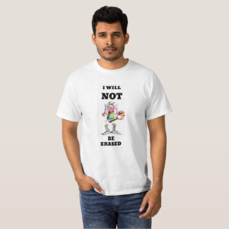T-shirt je ne serai pas effacé