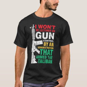 T-shirt Je ne serai pas sermonné sur le contrôle des armes