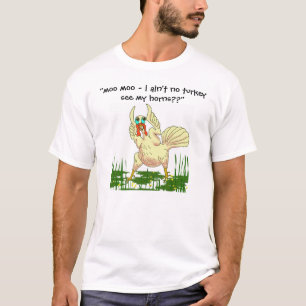 T-shirt je ne suis aucune dinde, "MOO de MOO - je ne suis