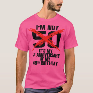 T-shirt Je ne suis pas 50