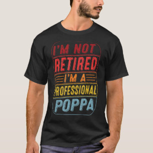 T-shirt Je ne suis pas à la retraite, je suis un papa prof