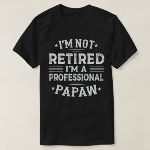 T-shirt Je ne suis pas à la retraite, je suis un papy prof