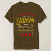 T-shirt Je Ne Suis Pas Ancien Im A Qualifié 2008VideogameG (Design devant)