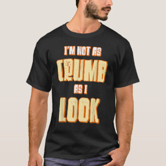 T-shirt Je ne suis pas aussi crumb que je regarde boulange