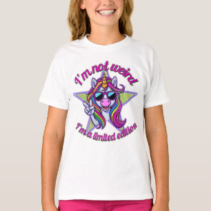 T-shirt Je ne suis pas bizarre, je suis une licorne en édi