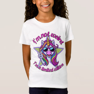 T-Shirt Je ne suis pas bizarre, je suis une licorne en édi