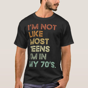 T-shirt Je ne suis pas comme la plupart des Ados Je suis d
