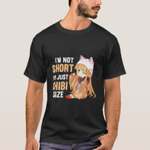 T-shirt Je Ne Suis Pas Court Je Suis Chibi Taille Drôle Ka