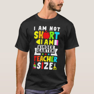 T-shirt Je ne suis pas court Je suis institutrice de mater