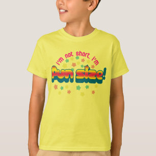 T-shirt Je ne suis pas court, je suis taille d'amusement !