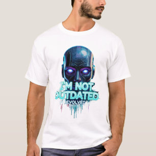 T-shirt "Je ne suis pas dépassée - L'IA Glitch Tee évoluée