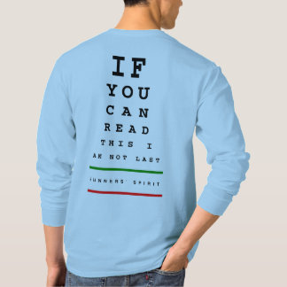 T-shirt Je ne suis pas Dernier d'yeux - LS Sport-Tek Runni